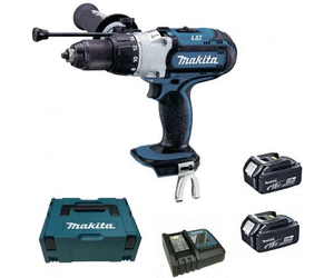 Makita DHP451RTJ 18V Li-Ion Akku-Bohrschrauber – Präzise Drehmomenteinstellung für Genaues Schrauben