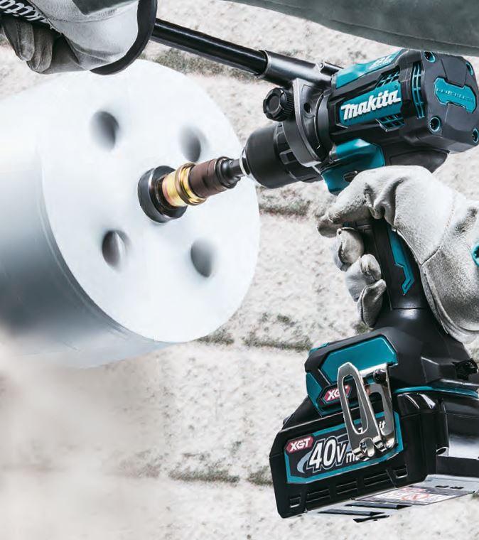 Makita Schlagbohrschrauber HP001GM201 40 V XGT Pro Drehmoment