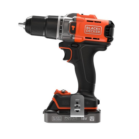 Black Decker Bohrhammer BCD383D2XK-QW 18 V 45 Nm Drehmoment