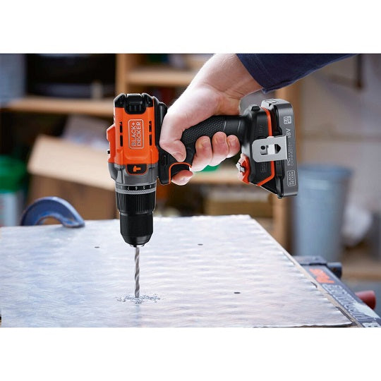 Black Decker Bohrhammer BCD383D2XK-QW 18 V 45 Nm Drehmoment