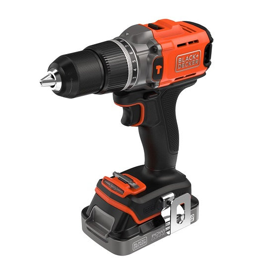 Black+Decker Bohrhammer BCD383D1XK-QW 45 Nm 2-Gang-Antrieb