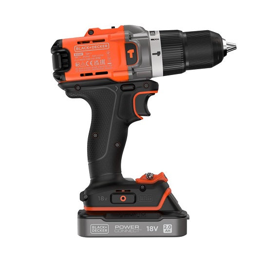 Black+Decker Bohrhammer BCD383D1XK-QW 45 Nm 2-Gang-Antrieb