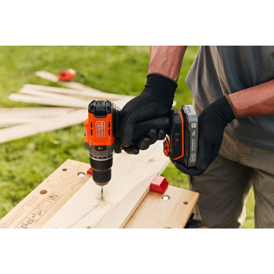 Black Decker Bohrhammer BCD383XN-XJ 18 V 45 Nm Kompakt