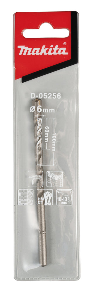 Makita Betonbohrer D-05256 18 V Vollhartmetall Spitze