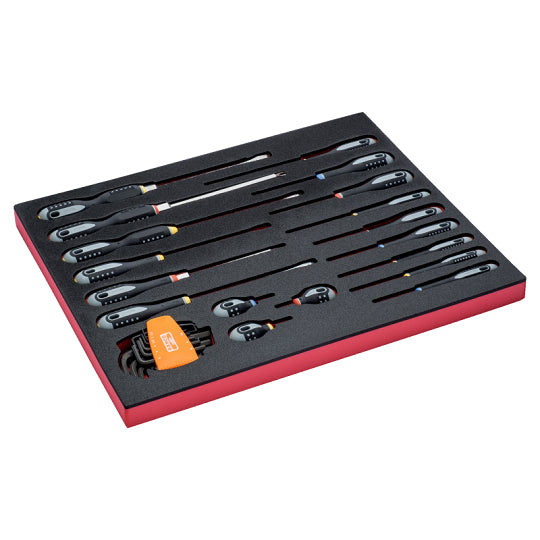 Bahco Werkzeugkoffer 18 V Mit Schaumstoff KomplettSet