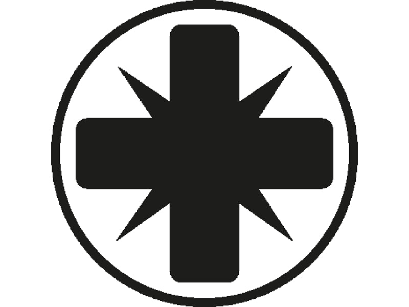 Irimo Kreuzschlitzschraubendreher PZ2 Zweikomponenten Griff