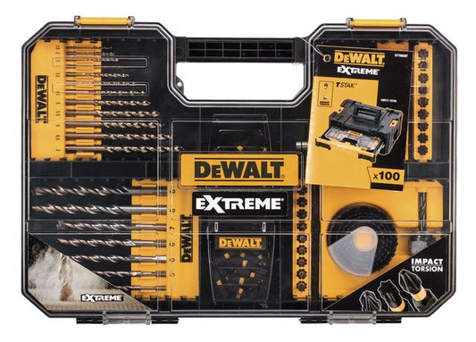 DeWALT Zubehörsatz DUB187Z 18 V 100 Teile Robustes Flex Set
