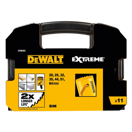DeWalt Lochsägen-Set DT90352-QZ 18 V 11-Tlg BiMetall Set