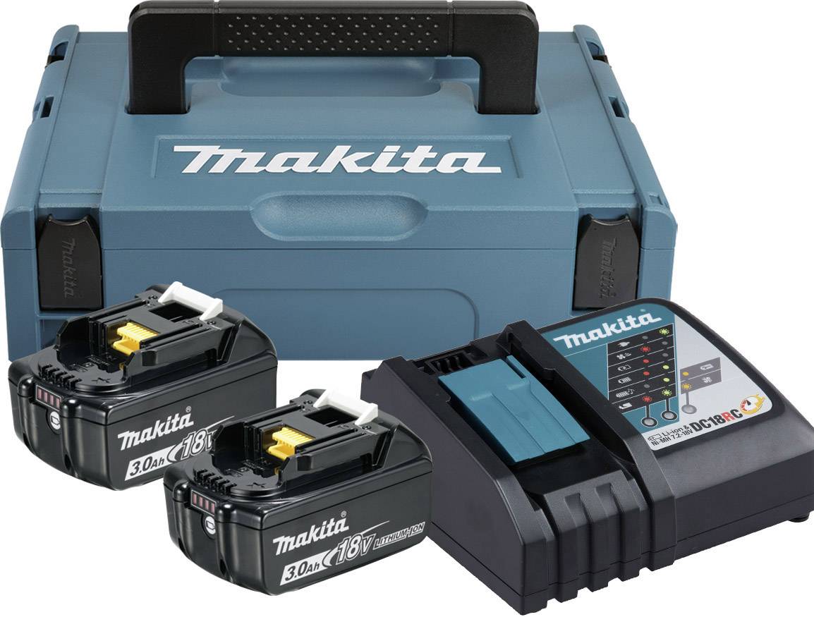 Makita Batterie Pack BL1830B 18 V 3,0 Ah Lithium Ion Set