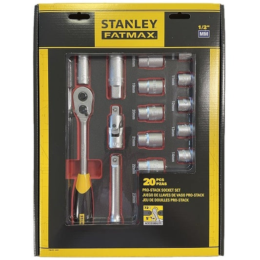 Stanley + Knarreneinsätze Satz + Chrom-Vanadium + Satz