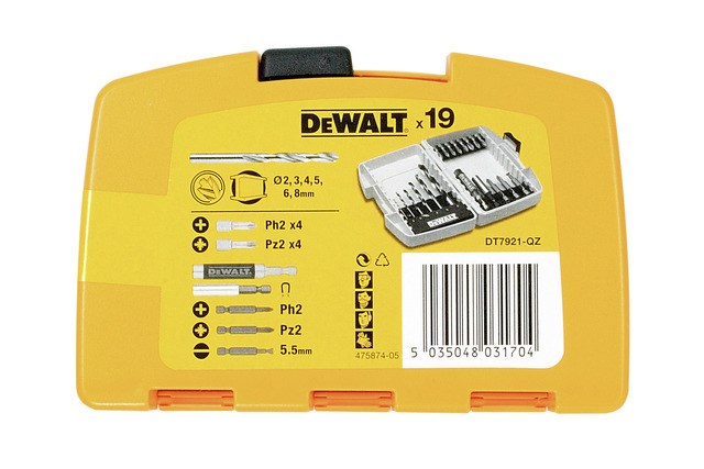 DeWALT Schrauben- und Bohrer-Set DT7921-QZ 18 V 21-Teilig