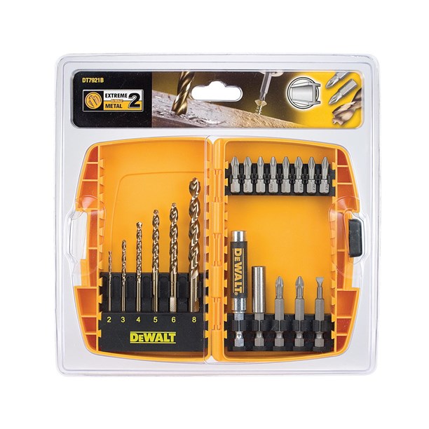 DeWALT Schrauben- und Bohrer-Set DT7921-QZ 18 V 21-Teilig
