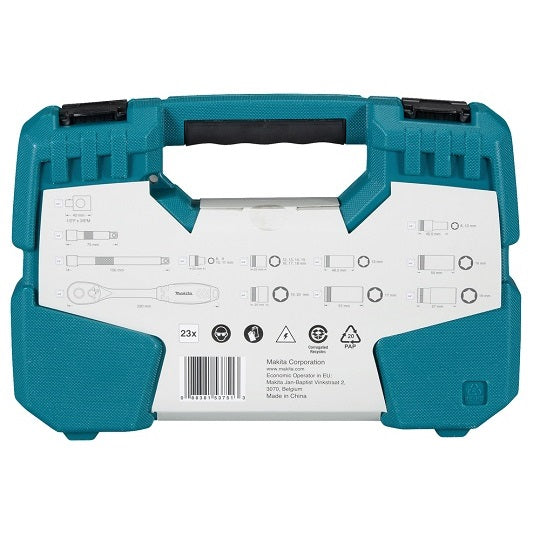 Makita Ratschen-Steckschlüsselsatz B-65573 18 V 3/8 Zoll Set