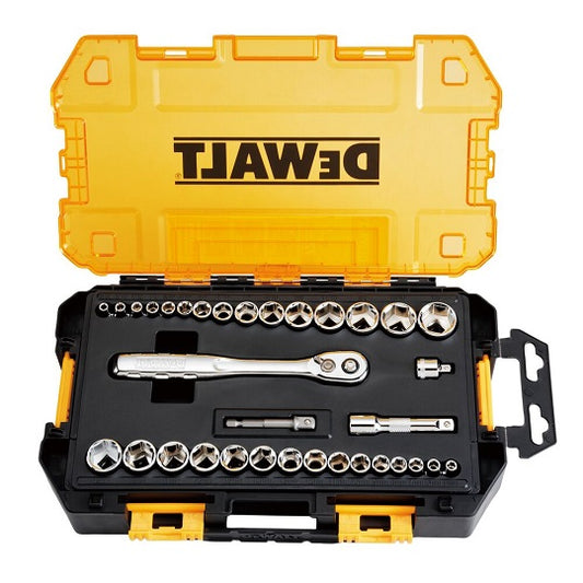 DeWALT Knarrenset 18 V 34-tlg Für Mechaniker Profi Set