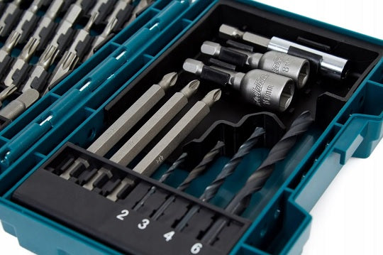 Makita B-54106 Zubehörsatz mit 38 Teilen – Umfassende Bohrer und Bits Sammlung