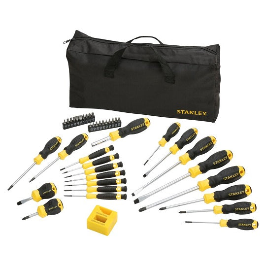 Stanley Schraubendrehersatz STHT0-62113 – Vielseitiges Set Mit 42 Schrauben Und Rädern
