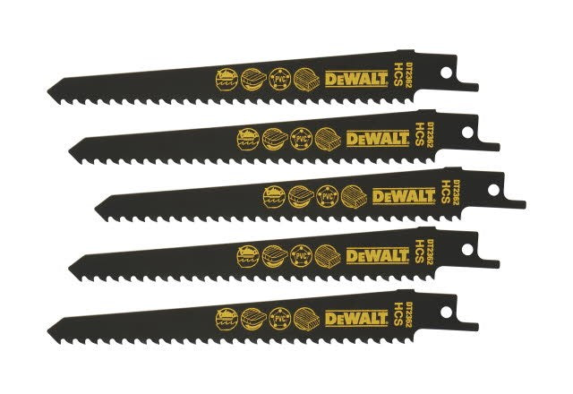 Dewalt Säbelsägeblatt DT2362-QZ 18 V Holz HCS Profi Set