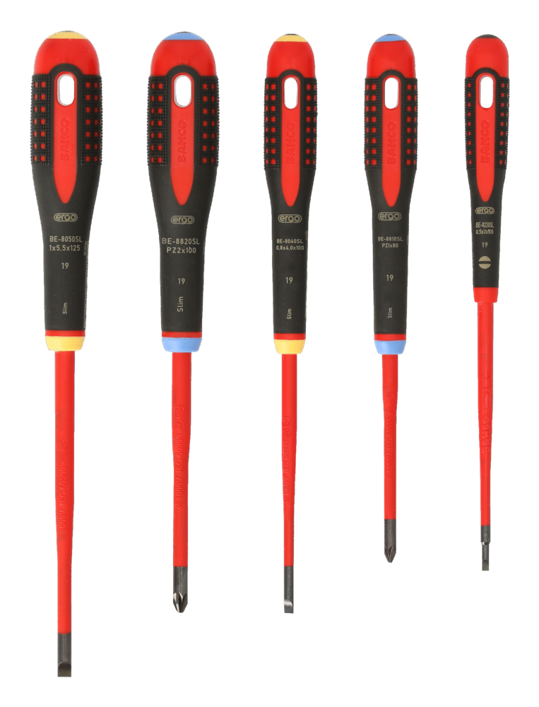 Bahco Schraubendreher BE-9882SL-XE 1000 V VDE-Isolierte Set