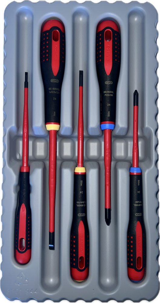 Bahco Schraubendreher BE-9882SL-XE 1000 V VDE-Isolierte Set