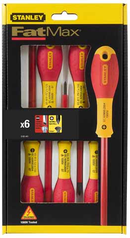 Stanley 6-Teiliger Isolierter Schraubendreher-Satz 1000V
