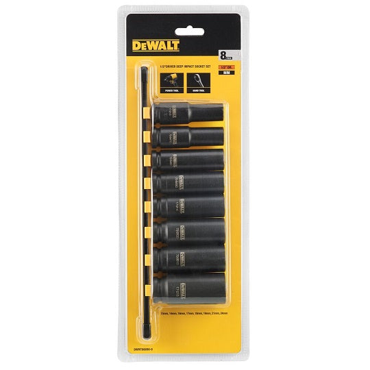 DeWALT Schlagschraubereinsätze 18 V 1/2 Zoll 8tlg Set