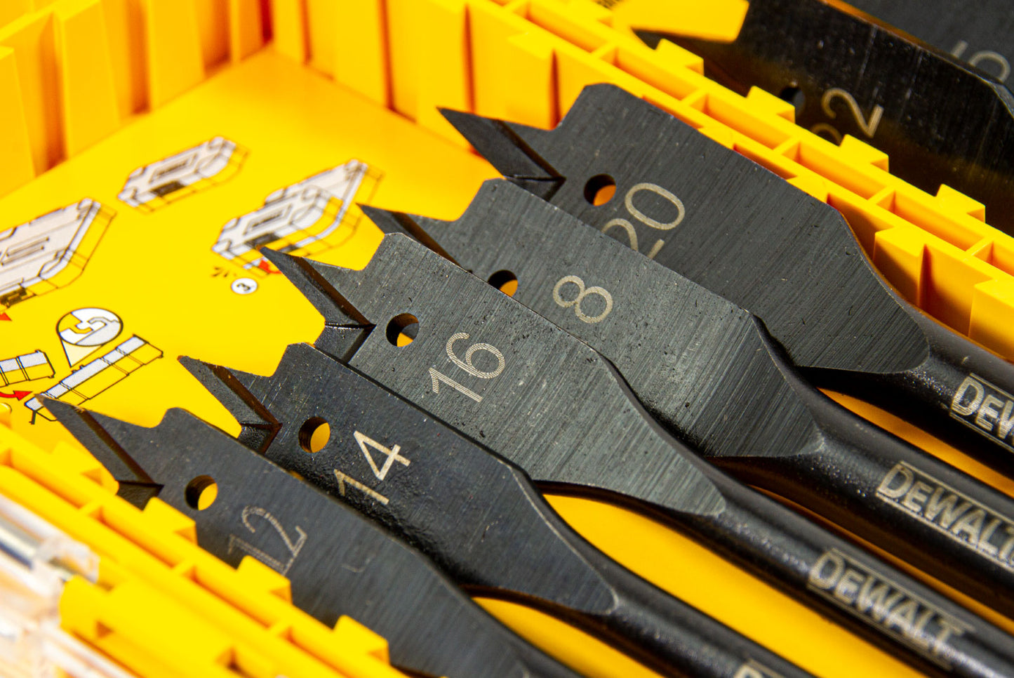 DeWALT Holzbohrer DT70751-QZ 18 V EXTREME 9Teilig Set