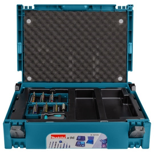 Makita Bohrer-Scheiben-Set B-49725 18 V 96-teilig MAKPAC