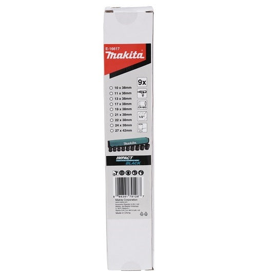 Makita Schlagschraubereinsätze E-16617 18 V 9teilig Set