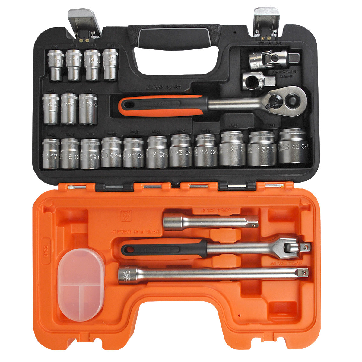 Bahco Steckschlüsselsatz S240 0 V 24tlg 1/2Zoll Ratsche