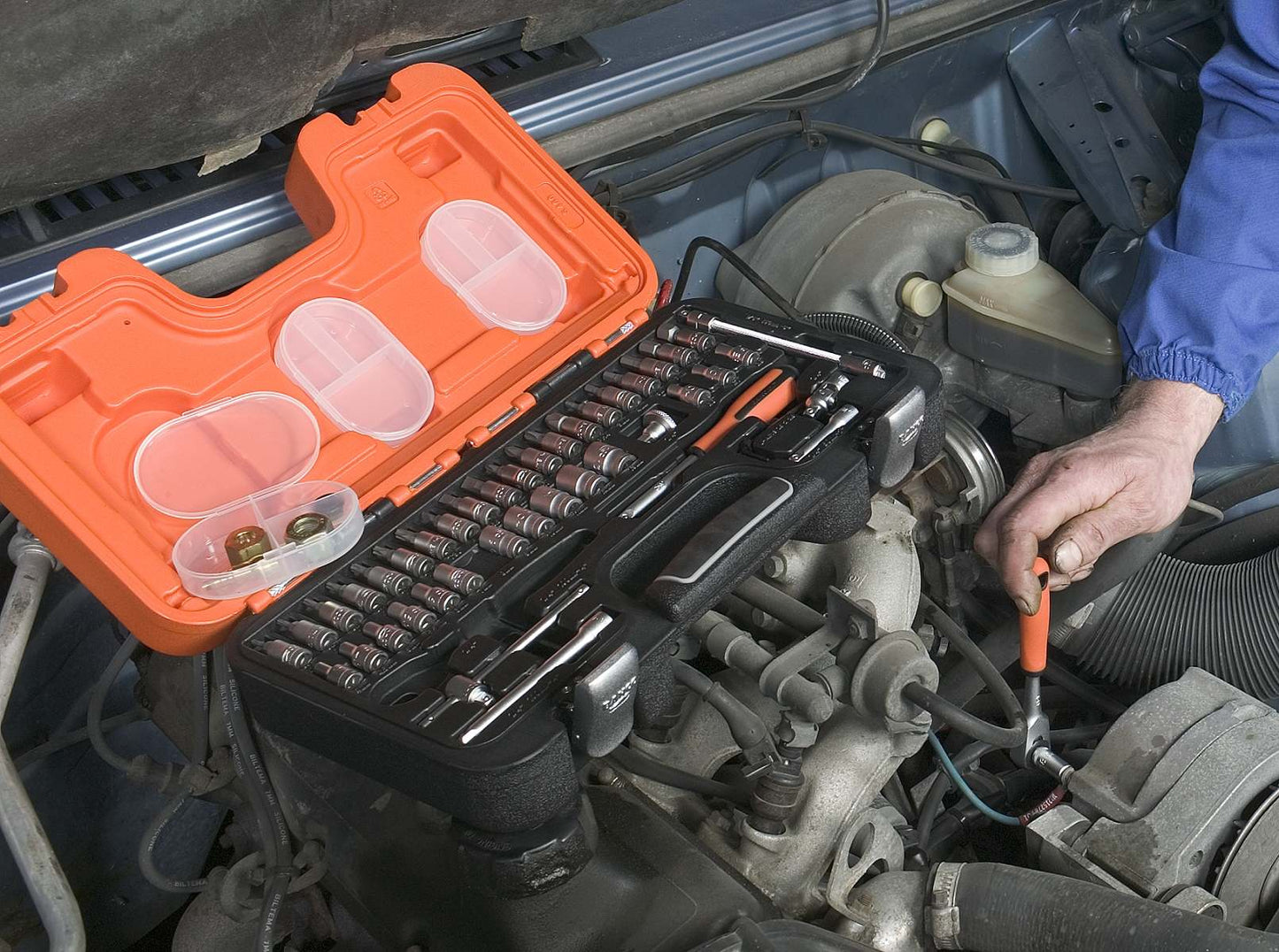 Bahco Steckschlüsselsatz S460 0 V 46tlg Kompakt Profi Set