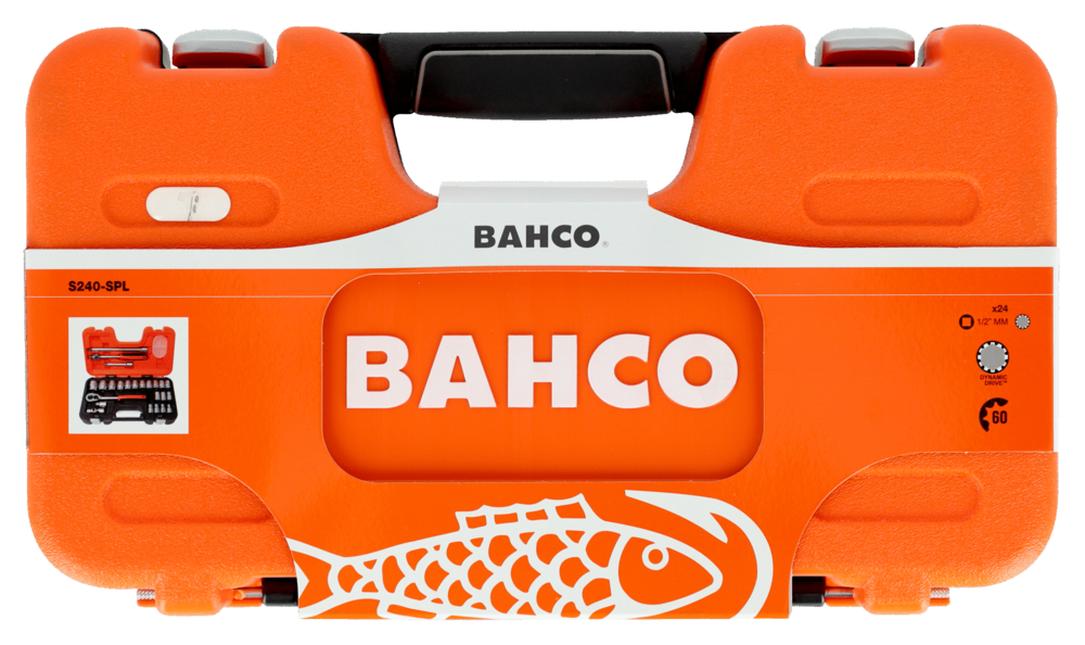 Bahco Ratschen-Einsätze S240-SPL 0,5 Zoll Antrieb Set
