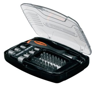 Black+Decker A7062 Steckschlüssel- und Radsatz – 40 Teile für Vielseitige Anwendungen