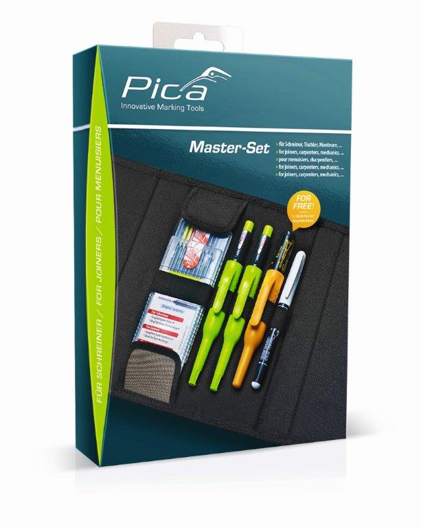 Pica Bohrer 55010 Mit Teleskop-Markierstift Ausziehbar Set