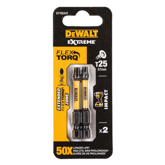 DeWalt Schlagscheiben TX25 57mm – FLEXTORQ Technologie für Maximale Haltbarkeit
