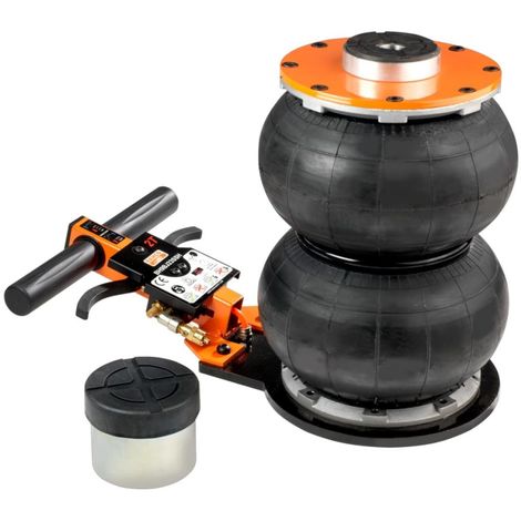 BAHCO BH9BJ22SSH – Komfortabler 2-Stufiger Pneumatischer Wagenheber mit 2 Tonnen Tragkraft