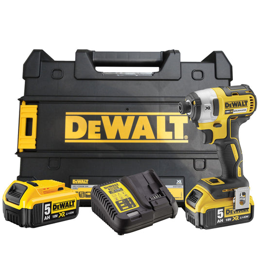 Dewalt DCF887P2-QW Akku-Schlagbohrschrauber – Bürstenloser Motor mit Hohem Drehmoment