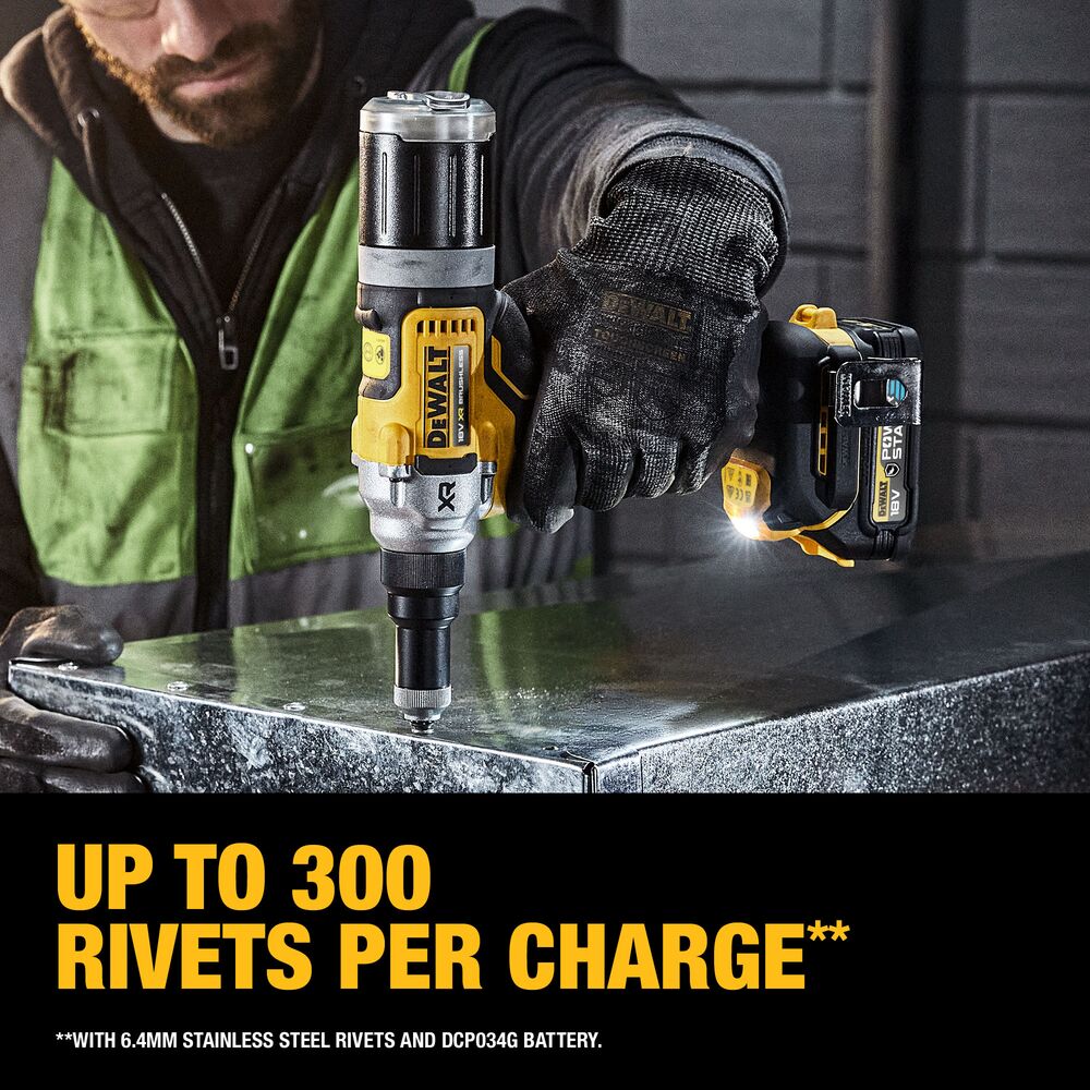 DeWalt Klappnieter DCF414NT-XJ 18 V 4,8 bis 6,4 mm XR