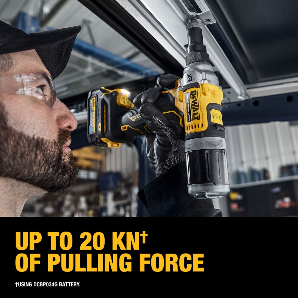 DeWalt Klappnieter DCF414NT-XJ 18 V 4,8 bis 6,4 mm XR
