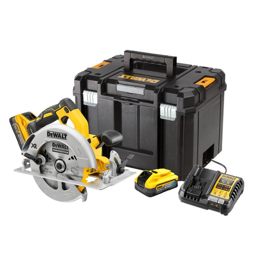 DeWALT DCS570H2T-QW – Leistungsstarke Akku-Kreissäge mit 184mm Blatt