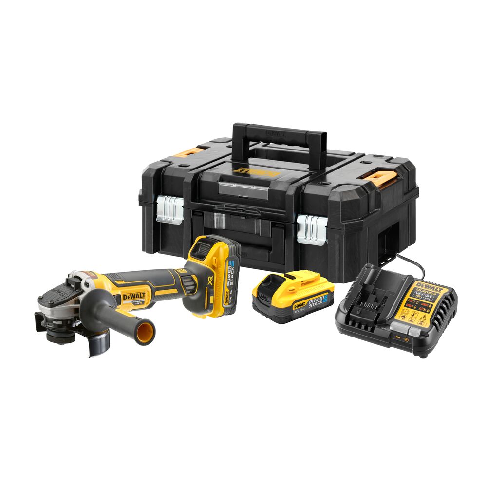 DeWALT DCG409H2T-QW FLEXVOLT ADVANTAGE Akku-Schleifer 125mm – Hohe Leistung Mit 18V Li-Ion Technologie