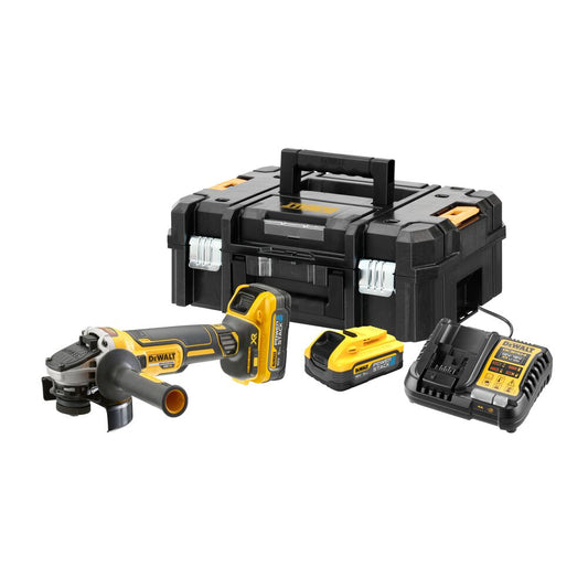 DeWALT Schleifer DCG409H2T-QW 18 V FlexVolt 125 mm Set