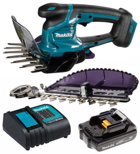 Makita DUM604SYX Schnurlose Gras- und Rasenschere – 2-in-1 Funktion mit Werkzeuglosem Messerwechsel
