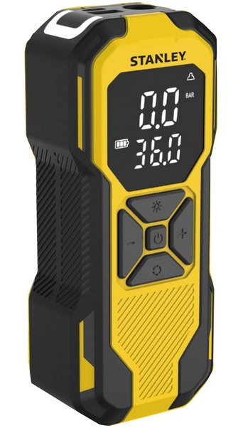 STANLEY Wiederaufladbarer Kompressor AT-SXIF0101 – Kompaktes Design Mit 10 Bar Druck