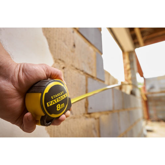 Stanley FatMax NEXT GENERATION 8m Rollendes Maßband – Hohe Reichweite Mit BladeArmor Beschichtung