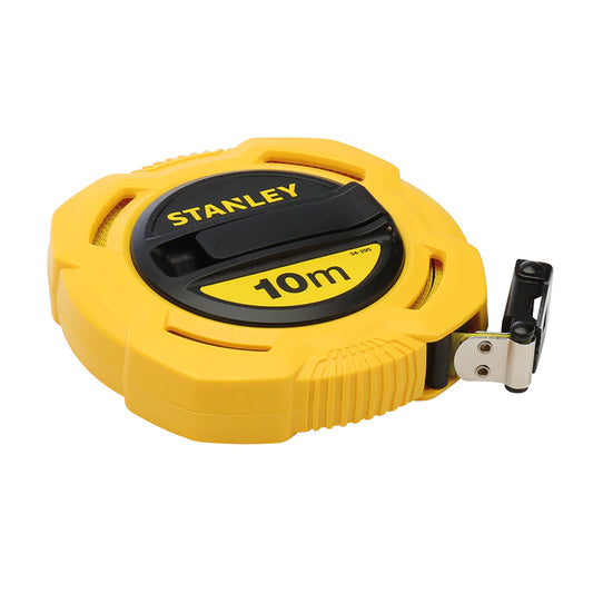 Stanley 0-34-295 Glasfaserbandmaßband 10m – Robuste und Wetterfeste PVC-Beschichtung