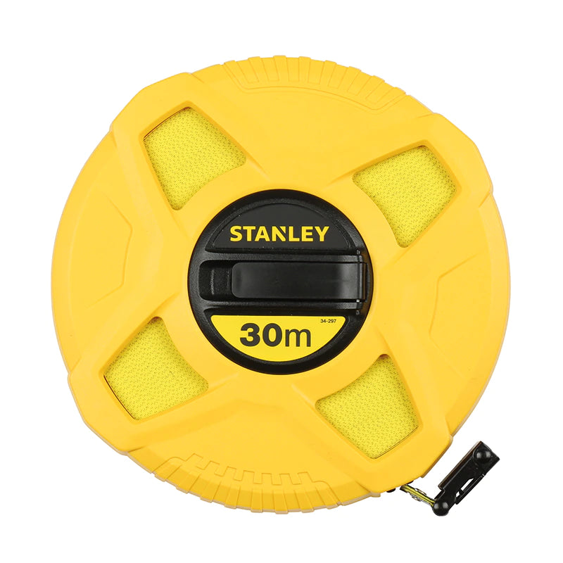 Stanley Glasfaserbandmaß 30 m – Robuster ABS-Koffer Mit UV-Schutz