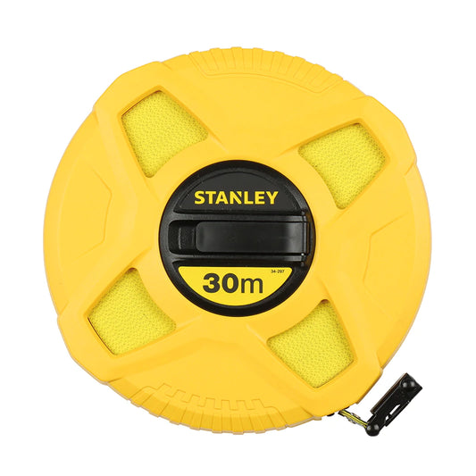 Stanley Glasfaserbandmaß 30 m – Robuster ABS-Koffer Mit UV-Schutz