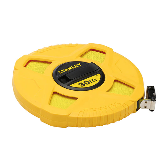 Stanley Glasfaserbandmaß 30 m – Robuster ABS-Koffer Mit UV-Schutz