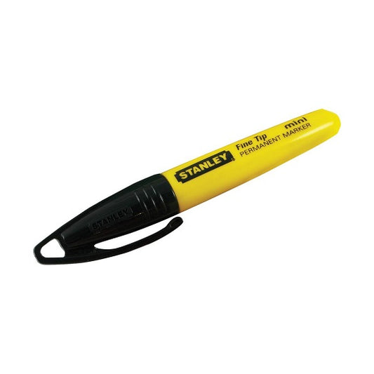 Stanley FTIP Mini Marker Schwarz – Schnelltrocknende Tinte Verhindert Verschmieren