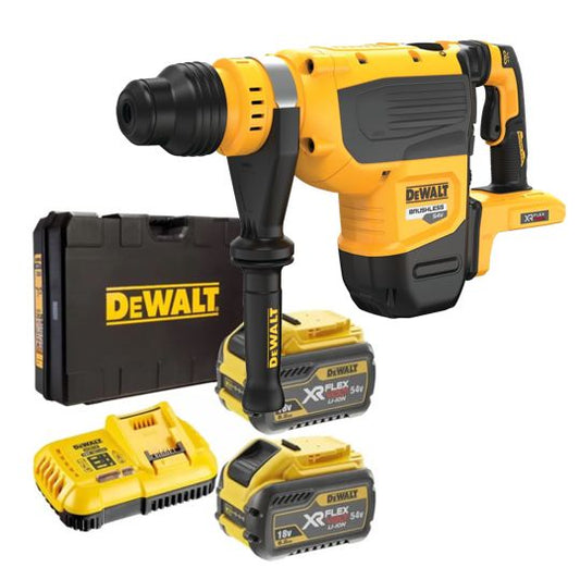 DeWALT DCH735X2-QW – Leistungsstarker 54V SDS-Max Bohrhammer mit Bürstenlosem Motor